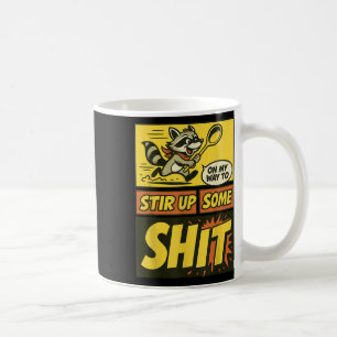 Caneca De Café Engraçado A Minha Maneira De Agitar Um Caos De Pan