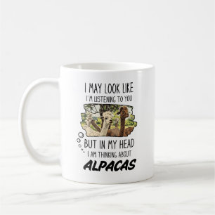 Caneca De Café Engraçado Alpaca Lover Mug