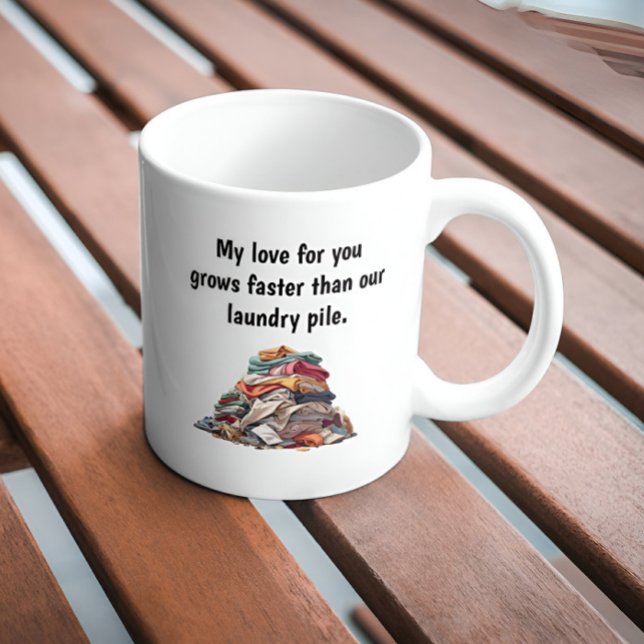 Caneca De Café Engraçado Amor Dizendo Lâmpada Seca (Criador carregado)