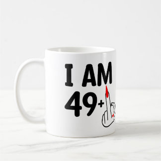Caneca De Café Engraçado Aniversário de 50 anos Eu tenho 49 anos 
