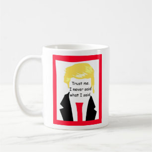 Caneca De Café Engraçado Anti Trump Vote Souvenir Coletivo