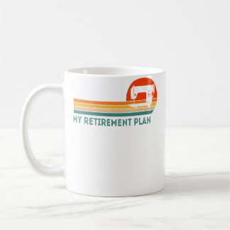 Caneca De Café Engraçado Aposentado Meu Plano de Aposentadoria Co