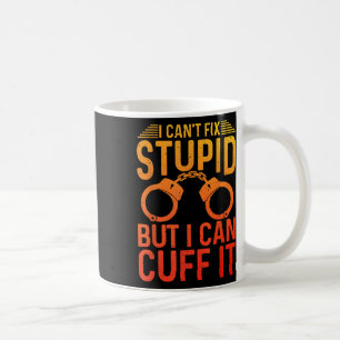 Caneca De Café Engraçado Arte Policial Para Homens Mulher Polícia