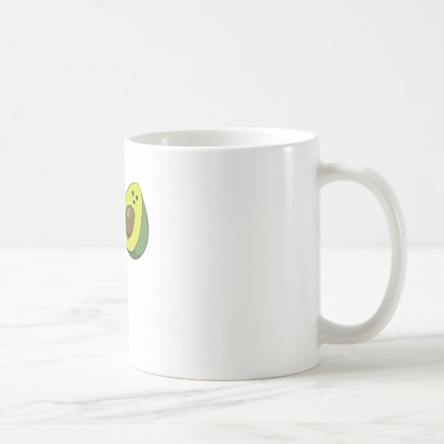 Caneca De Café Engraçado Avocado Você Me Completou Bela Avocado (Direita)