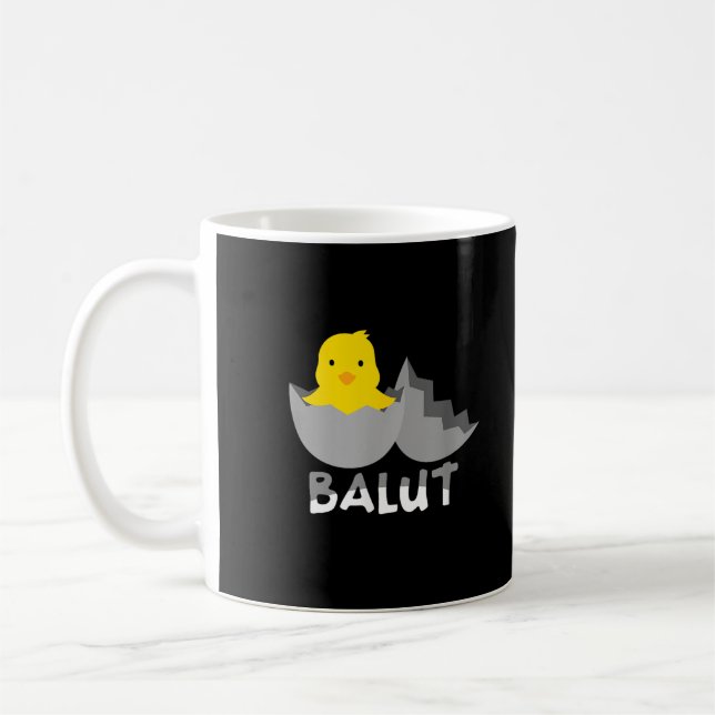 Caneca De Café Engraçado Balut Filipino (Esquerda)