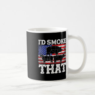 Caneca De Café Engraçado Barbecue I d Fumar Esse Patriótico Grill