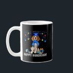 Caneca De Café Engraçado Beagle Menorah Que Natal Feliz Hanukkah<br><div class="desc">Engraçado Beagle Menorah Feliz Natal Hanukkah Judeu 318</div>