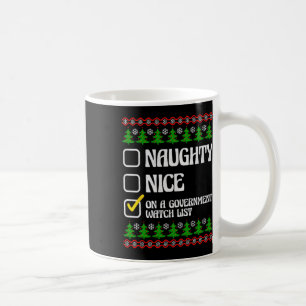 Caneca De Café Engraçado, Bela Vadia Em Uma Lista De Governos Chr