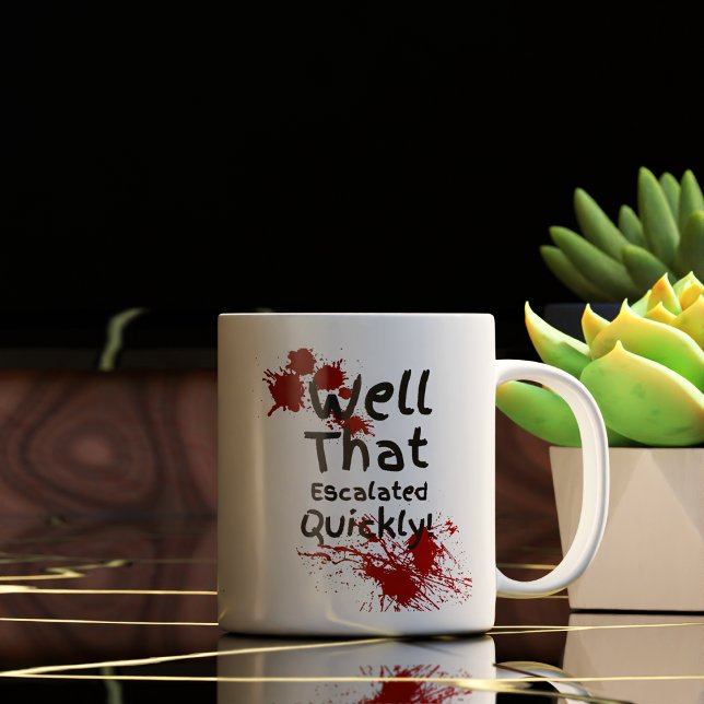 Caneca De Café Engraçado Bem Que Isso Escalou Rápido (Criador carregado)