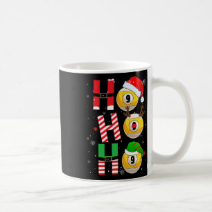 Caneca De Café Engraçado Bilhar de Natal Ho Ho Ho Xmas Correspond
