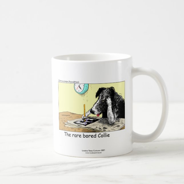 Caneca De Café Engraçado Borda Collie Coffee Mug (Direita)