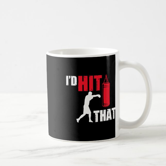 Caneca De Café Engraçado Boxer dá presentes que eu ia bater naque (Direita)