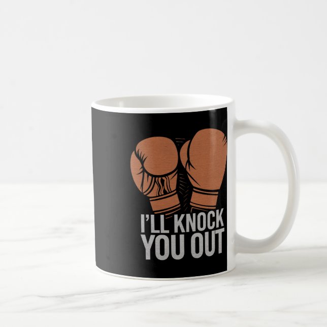 Caneca De Café Engraçado Boxer Você Tira Luvas Que Eu Vou Saber (Direita)