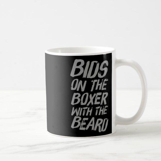 Caneca De Café Engraçado Boxing Enuncia Bids No Boxer Com (Direita)