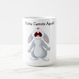 Caneca De Café Engraçado Bunny Mug