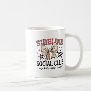 Caneca De Café Engraçado Bysebyll Slim Social Club Assistindo Ret