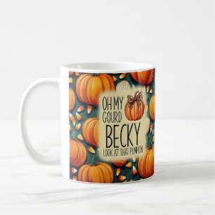 Caneca De Café Engraçado Cair Pumpkin Mug, Gourd Mug Minha Amiga
