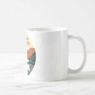 Caneca De Café Engraçado caminhada, aventura espera