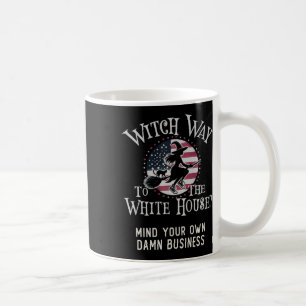 Caneca De Café Engraçado Caminho Da Bruxa Branca Kamala Harris M