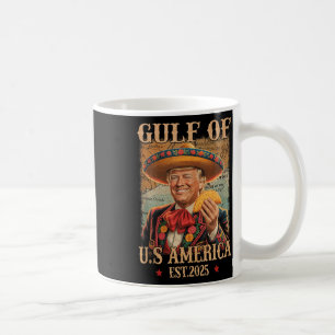 Caneca De Café Engraçado Camisa Americas Golfo Pérsico 2025 Trump