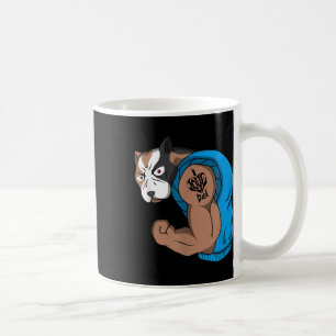 Caneca De Café Engraçado Cão-Touro Muscular Adoro Tatuagem Pai Am