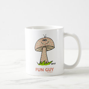 Caneca De Café Engraçado Cartoon Mushroom - Mensagem de Cara div