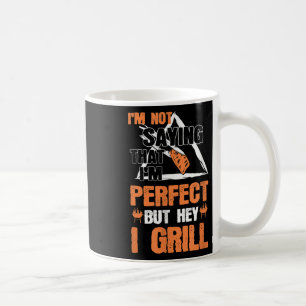 Caneca De Café Engraçado Chef Acessórios B de Grelha por Churrasc