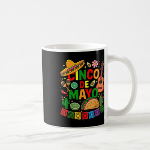 Caneca De Café Engraçado Cinco De Mayo Mexicano Sombrero Hábitos
