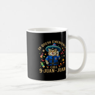 Caneca De Café Engraçado Cinco de Mayo, paramédico Tacos Cat Love