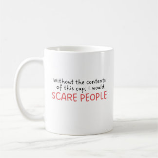 Caneca De Café Engraçado citação da declaração de humor e tendênc