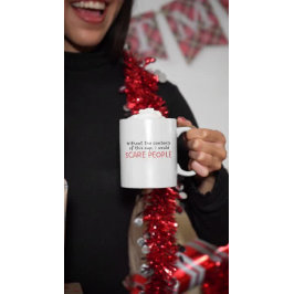 Caneca De Café Engraçado citação da declaração de humor e tendênc