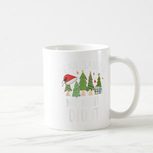 Caneca De Café Engraçado Citação de Natal Dito Caros Papais noeis
