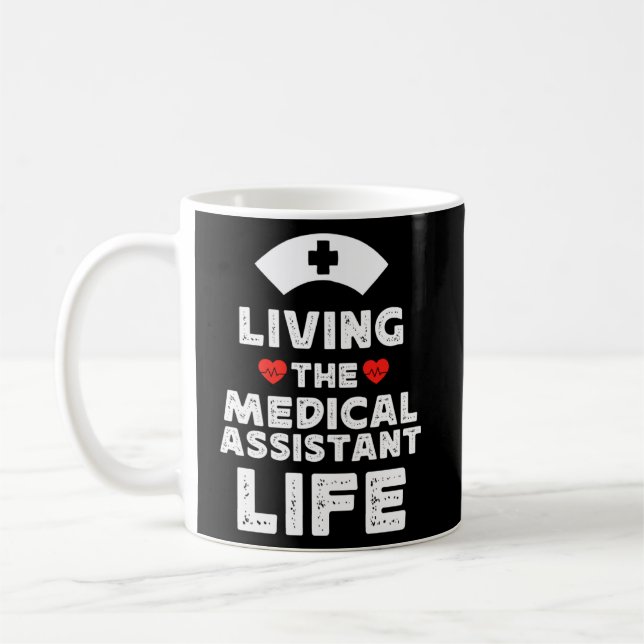 Caneca De Café Engraçado citação do Assistente Médico, legal Médi (Esquerda)