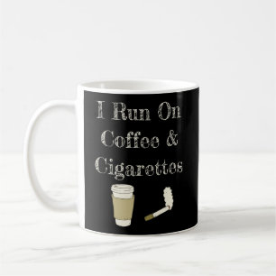 Caneca De Café Engraçado Coffee Cote Que Eu Faço No Café E Cigarr