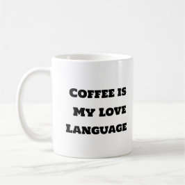 Caneca De Café Engraçado Coffee Mug - Língua de Amor com Café