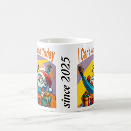 Caneca De Café Engraçado Coffee Mug para Dias Preguiçosos e Manhã