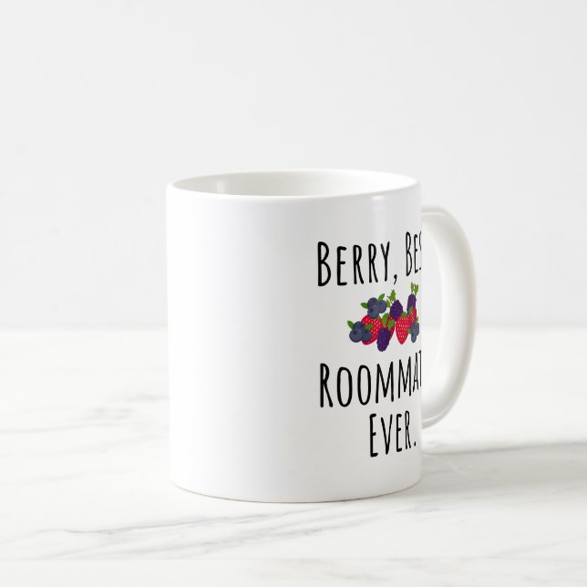 Caneca De Café Engraçado colega de quarto Roomie Gift Idea Mug Co (Frente Esquerda)