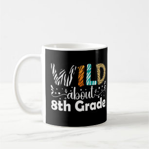 Caneca De Café Engraçado Com Engraçado De Professores Do 8º Ano