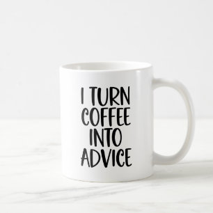 Caneca De Café Engraçado Conselheiro De Orientação Eu Transformo