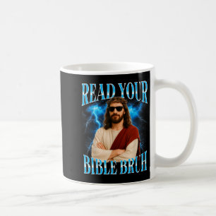 Caneca De Café Engraçado Cristão Leia Sua Bíblia Cara 
