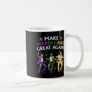 Caneca De Café Engraçado Dançando, Torne o Excelente do Mardi Gra