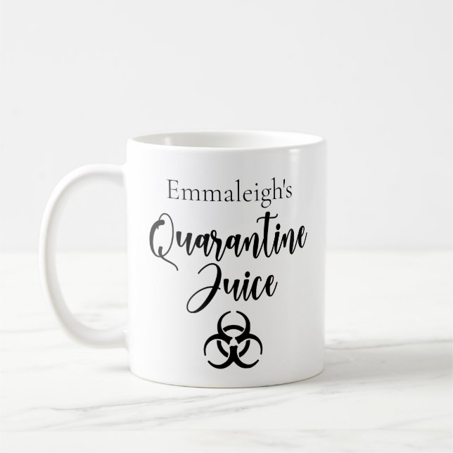 Caneca De Café Engraçado de Sumo de Quarentena Personalizado (Esquerda)
