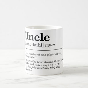 Caneca De Café Engraçado Definição de Tio