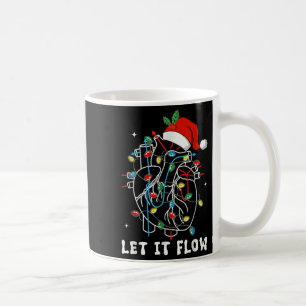 Caneca De Café Engraçado Deixar Fluir Anatomia Cardíaca Enfermeir