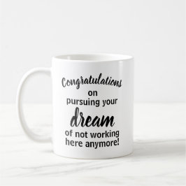 Caneca De Café Engraçado Deixar Presente Para O Café Da Colega