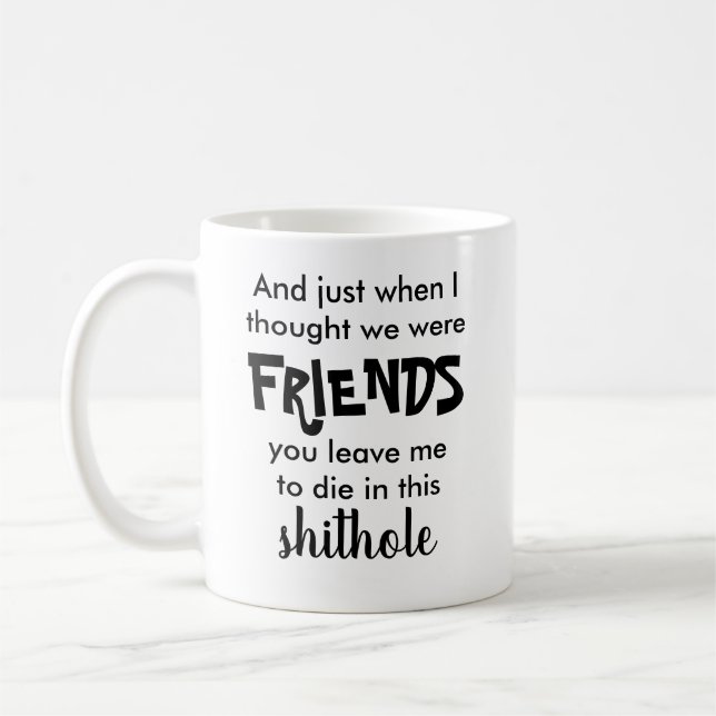 Caneca De Café Engraçado Deixar Presente Para O Café Da Colega (Esquerda)