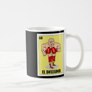 Caneca De Café Engraçado Design de Boxing Mexicano - El Boxeador