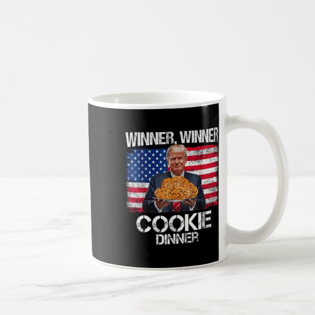 Caneca De Café Engraçado Design de Natal ganhador Cookie (Direita)