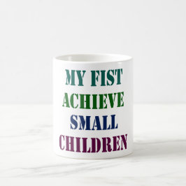 Caneca De Café Engraçado Design de T-Shirt com Declaração - Meu P