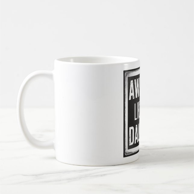 Caneca De Café Engraçado Dia de os pais Mug presente da Filha ou  (Esquerda)